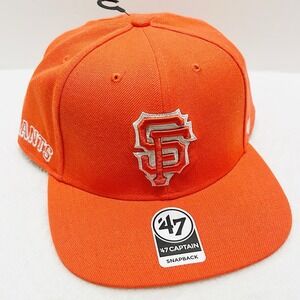 '47 Brand San Francisco‎ Giants City Connect Captain Snapback Hat Cap Adjustable